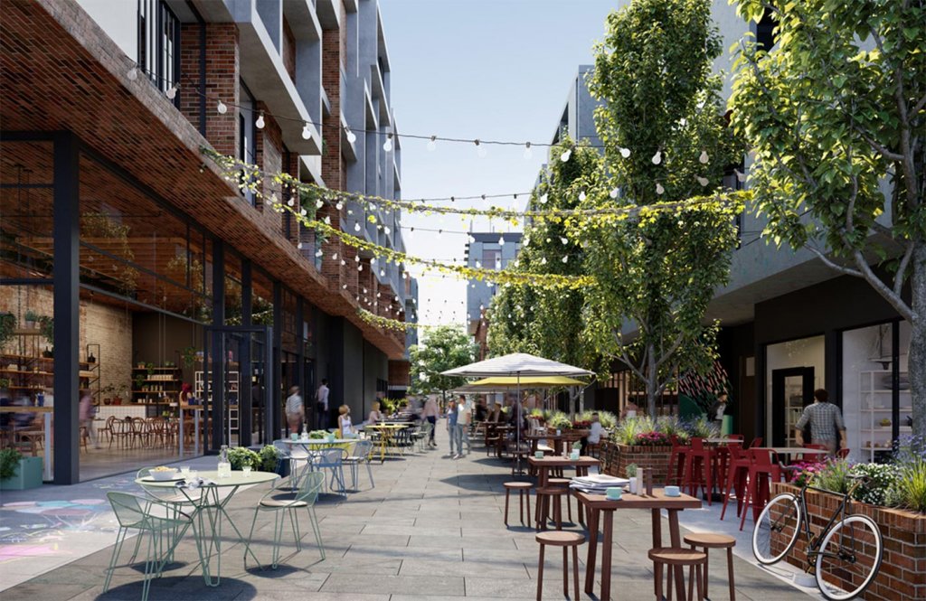 rendering of ebv precinct