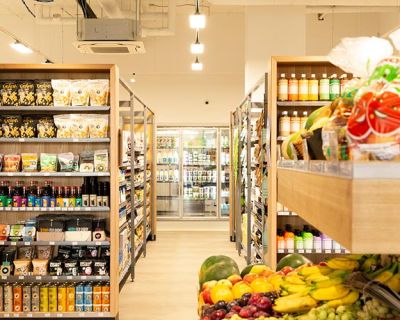 a photo of isles of fresh produce from an organic produce store in east brunswick