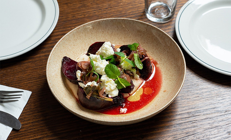 bar-idda-restaurant a close up photo of a lamb dish from bar idda brunswick