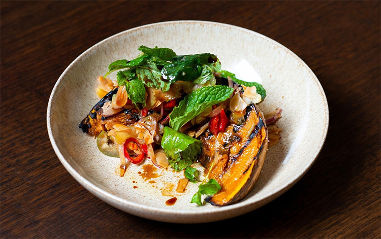 rumi-restaurant a close up of a pumpkin dish at rumi a restaurant in brunswick