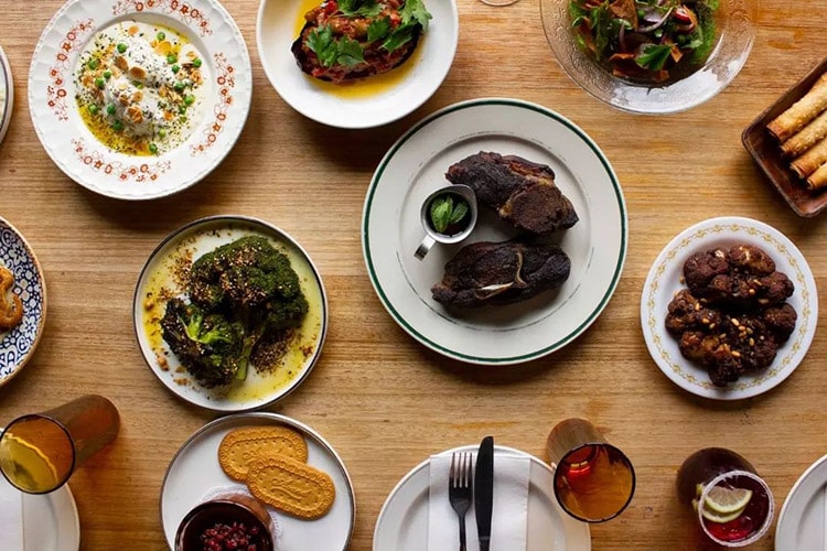 rumi-brunswick a table food of turkish food from rumi brunswick east